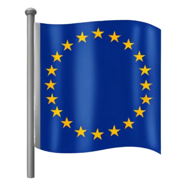the flag of the European Union sticker