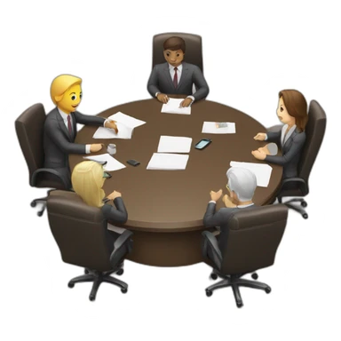 business meeting sticker