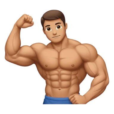 Muscle Flex sticker