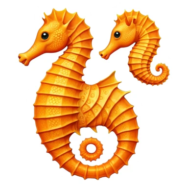 The seahorse emoji sticker