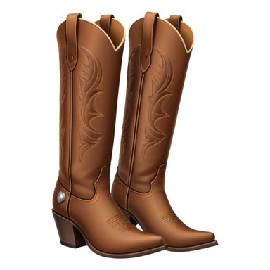 classic western cowboy boots with pointed toe and tall shaft sticker