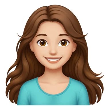 summer vibes girl brun hair long hair sticker