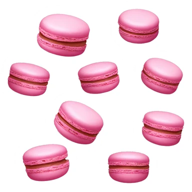 Pink macaroon  sticker