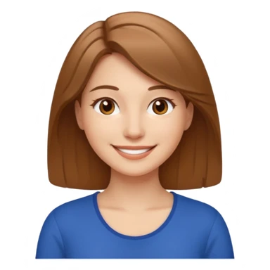 Feeling relaxed and happy at office for woman with a smile on face and with a calm attitude  sticker