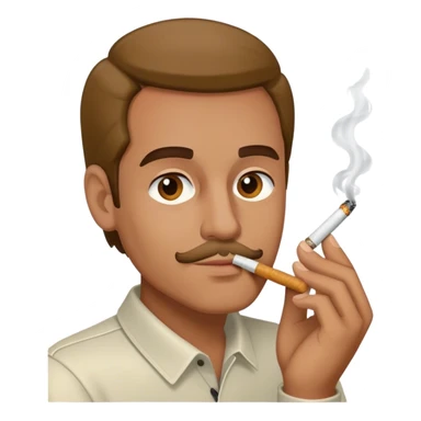 Tony Sopprano with cigarette sticker