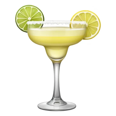 a classic margarita cocktail only one lemon  sticker