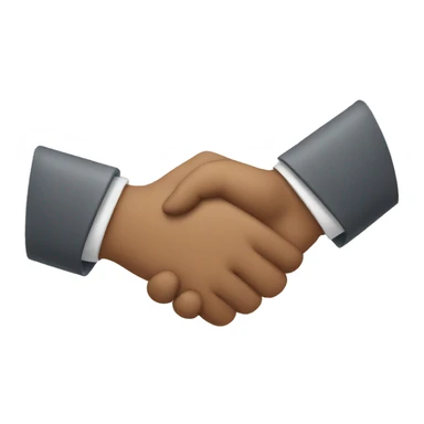 two pigeon hands giving handshake  sticker