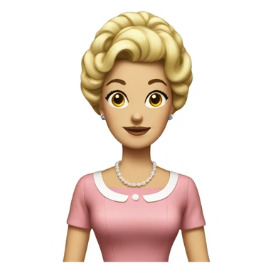 60s housewife sticker