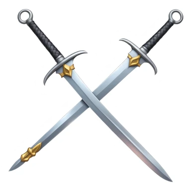 Sword with dual edge sticker