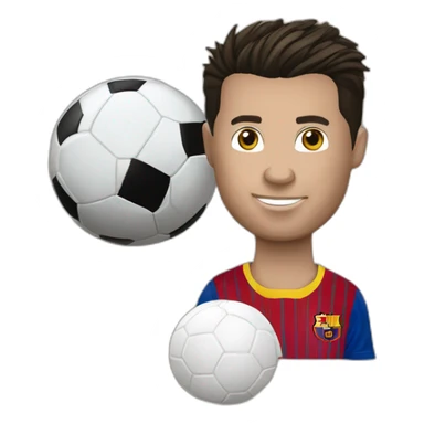 Christiano Ronaldo sur Lionel Messi sticker