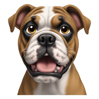 Aj Tracey as a bulldog sticker