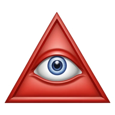 Great seal of the United States of America, the eye into triangle, illuminati symbol sticker