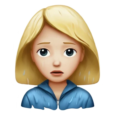 Icon for Drama Movies: A vintage movie poster-style design with intense emotional elements, like a lone figure in a rainstorm, a tear-streaked face, or dramatic lighting. Include subtle symbols of heartache and struggle. Bold typography, cinematic feel. Transparent background. sticker