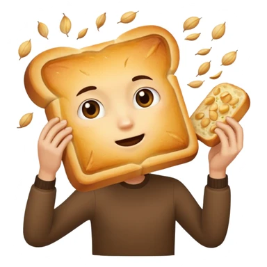 Beating someone with garlic bread sticker