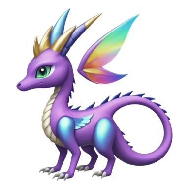 Badass edgy cool realistic Meloetta-Sergal-Cresselia-Palkia-Spyro-Fakémon-creature-hybrid sticker