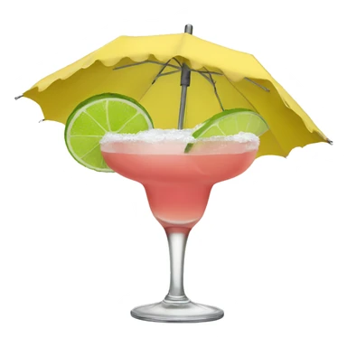 Margaritas with umbrella sticker