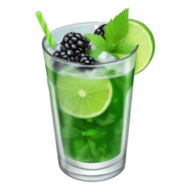 Blackberry mojito sticker