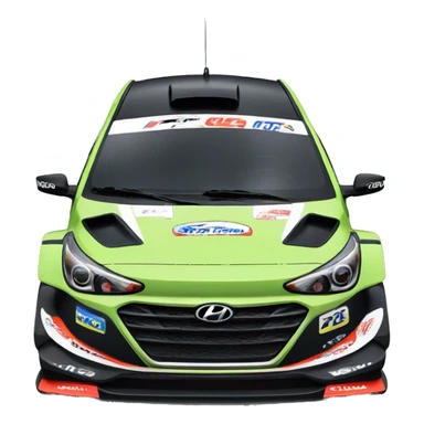 Hyundai grand i20 wrc sticker