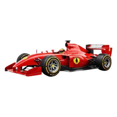 Ferrari formula 1 car sticker