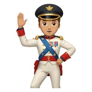 Napoleon Bonaparte dancing the Macarena sticker