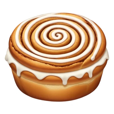 cinnamon roll bow sticker