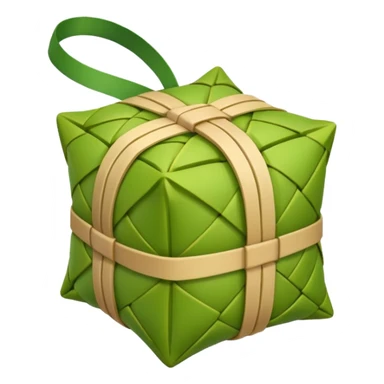 Ketupat rice green sticker