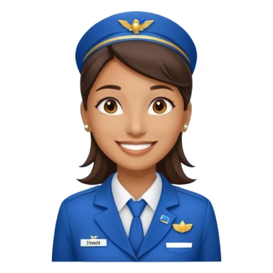 flight attendant sticker