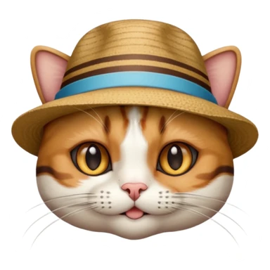 Realizza un gatto magico appena uscito dal cappello del cappellaio matto sticker