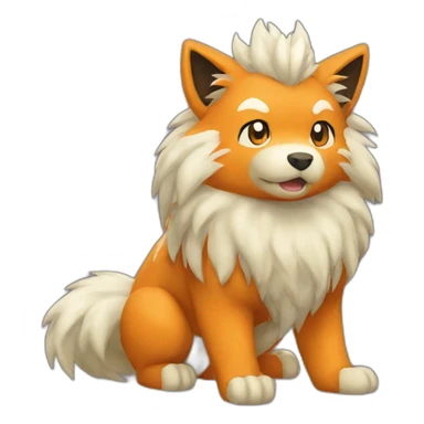 Arcanine sticker