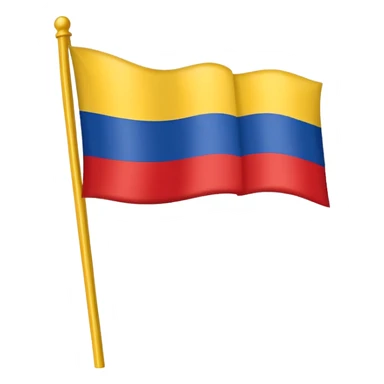 dame el emoji de la bandera de colombia sticker