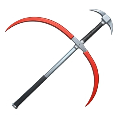 metal scythe sticker