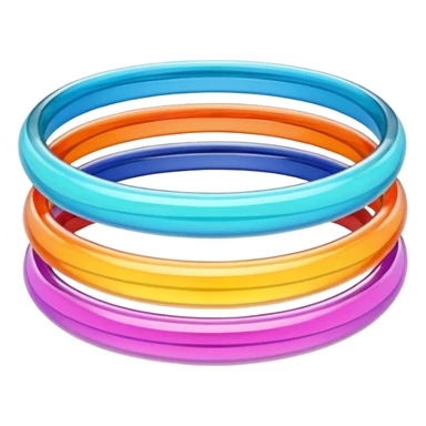   Colourfull Glass Bangles sticker