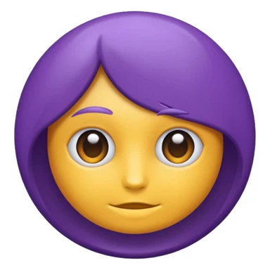 Rond violet normal sticker