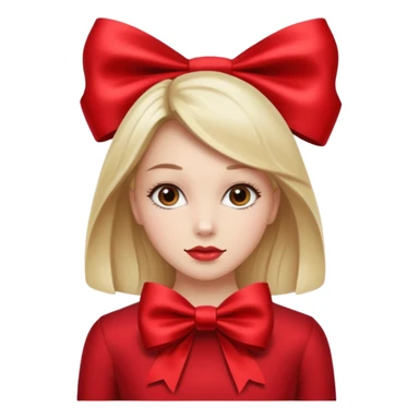 Woman with giant bow gift






























 sticker