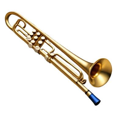 Create an elegant and artistic emoji that represents music arrangement and orchestration. The design should feature a conductor's baton, musical scores, and various orchestral instruments (e.g., violin, trumpet, flute). Incorporate flowing lines to represent harmony and orchestral balance, along with a subtle representation of sheet music. Use rich, classical colors like gold, silver, or deep blue, and create an atmosphere of sophistication and precision. The background should be transparent. sticker