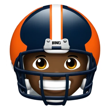 NFL football player, Denver broncos, tackle   sticker