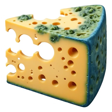 moldy cheese slice sticker