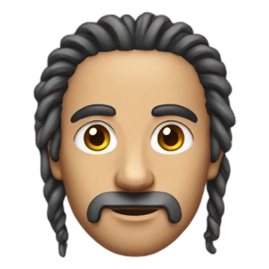 Zemmour with dread locks  sticker