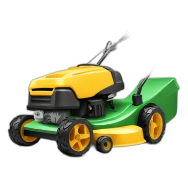lawn mower sticker