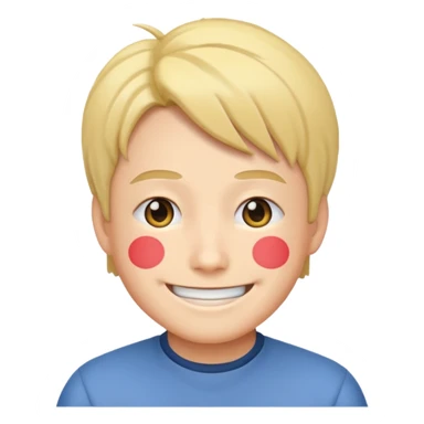 GOJO SATORU SMILING EMOJI sticker
