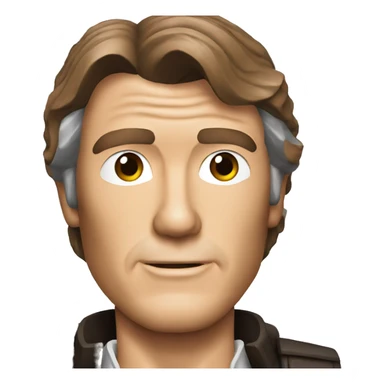 star wars han solo sticker