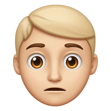 Mix of confused and smirk sticker