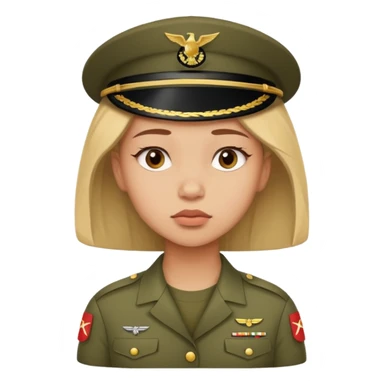 the girl thinks about the guy who is in the army sticker