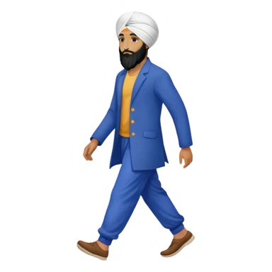 Sikh walking sticker