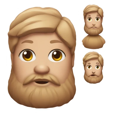 fat lady with a beard sticker