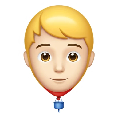 Spencer on a balloon sticker