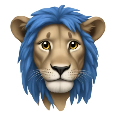 crip lion sticker