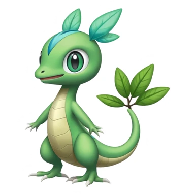 Tropius-Treecko-Meloetta-Celebi-Virizion-Palkia-fusion sticker
