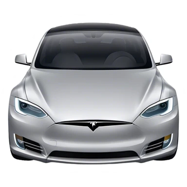 Tesla Model S - Tesla (Model Year: 2022) (Iconic colour: Silver) sticker