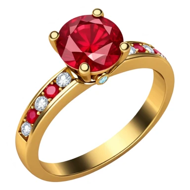 glitter rubi diamond married ring sticker